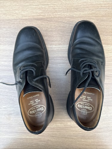 Church black leather plain - leather,
